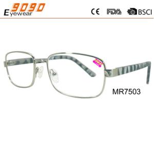China Unisex fashion design reading glasses with stainless steel, suitable for men and women wholesale