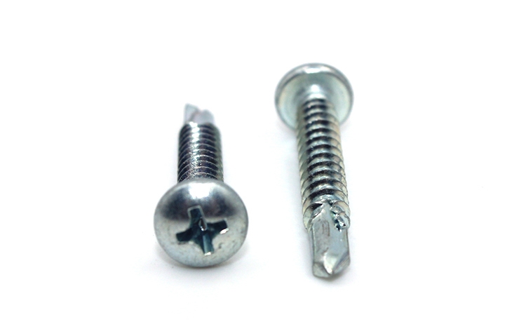 1mm-80mm Length Steel Self-Drilling Screw with Cross Pan Head and Phillips Drive
