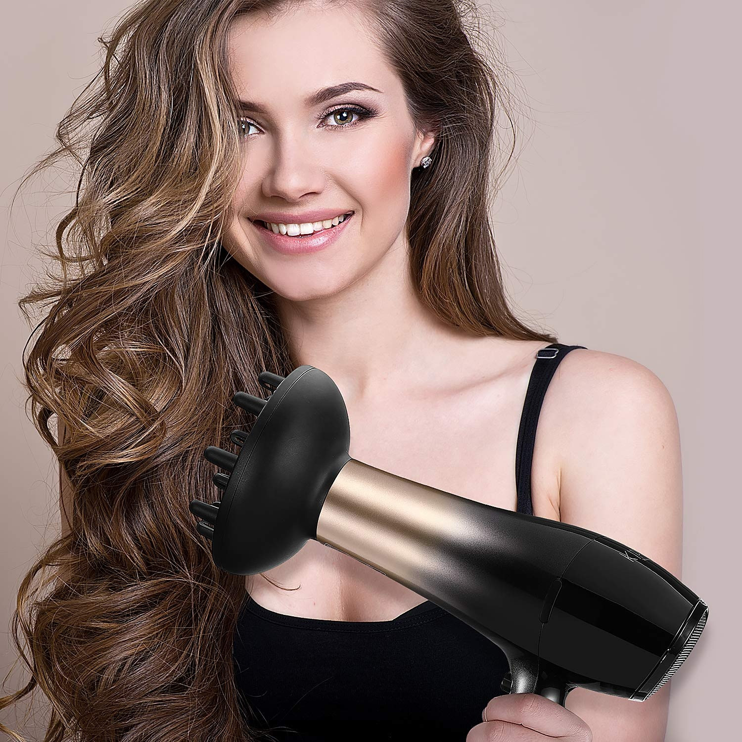 DC 2200W Ionic Electric Hair Dryer With Moisturizing Hair Care