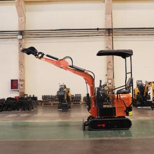 China 8.2kw Home Mini Hydraulic Excavator With Telescopic Track Frame Rubber Track wholesale