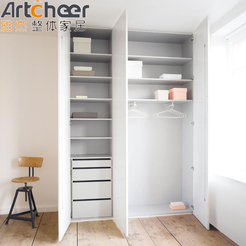 NO Folded Durable Combination Golden Border Wardrobes For Hotel with Customized Color