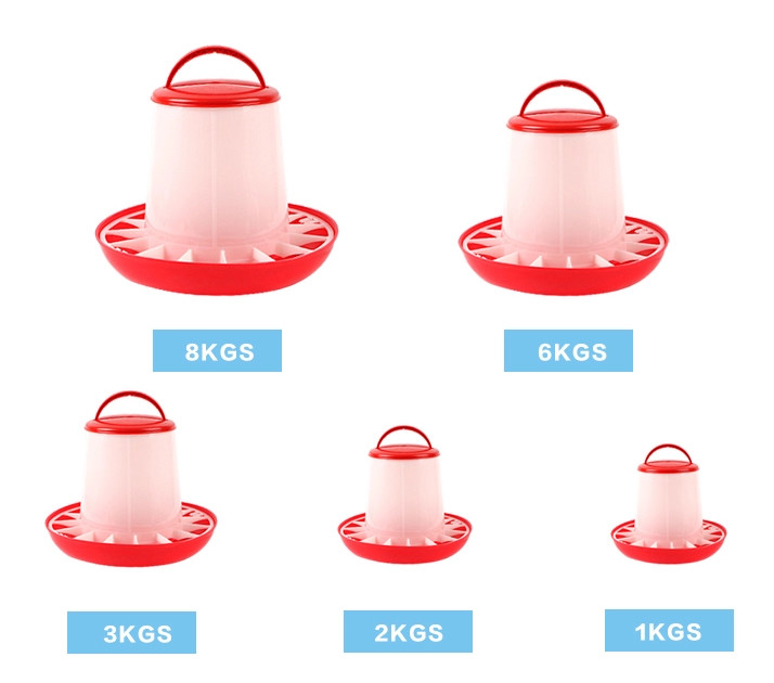 1kg 2kg 3kg 6kg 8kg Automatic Chicken Feeder
