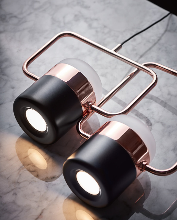 Led Pendant Lights Plated Rose Gold Iron Small Hanging Lamps Dining Room Bedroom Light Fixture