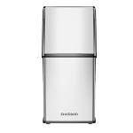 Silver 304 Stainless Steel Electric Coffee Grinder Lid Press Button Coffee Bean