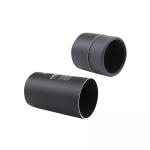 Black Cardboard Tube Boxes for Essential Oil Dropper Bottles Cosmetic Packaging