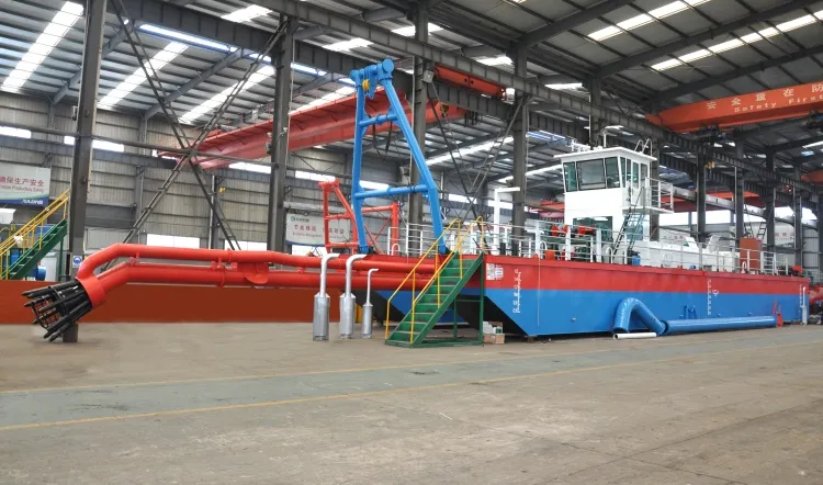 Customized Jet Suction Dredger / Julong Dredger 500 M3/Hr 224 Kw