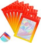 3 X 4 Inches Food Storage Smell Proof Bags Meals Holographic Packaging Bags