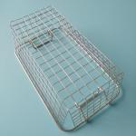 Heat Resistant Metal Wire Mesh Basket For Household / Store / Supermarket