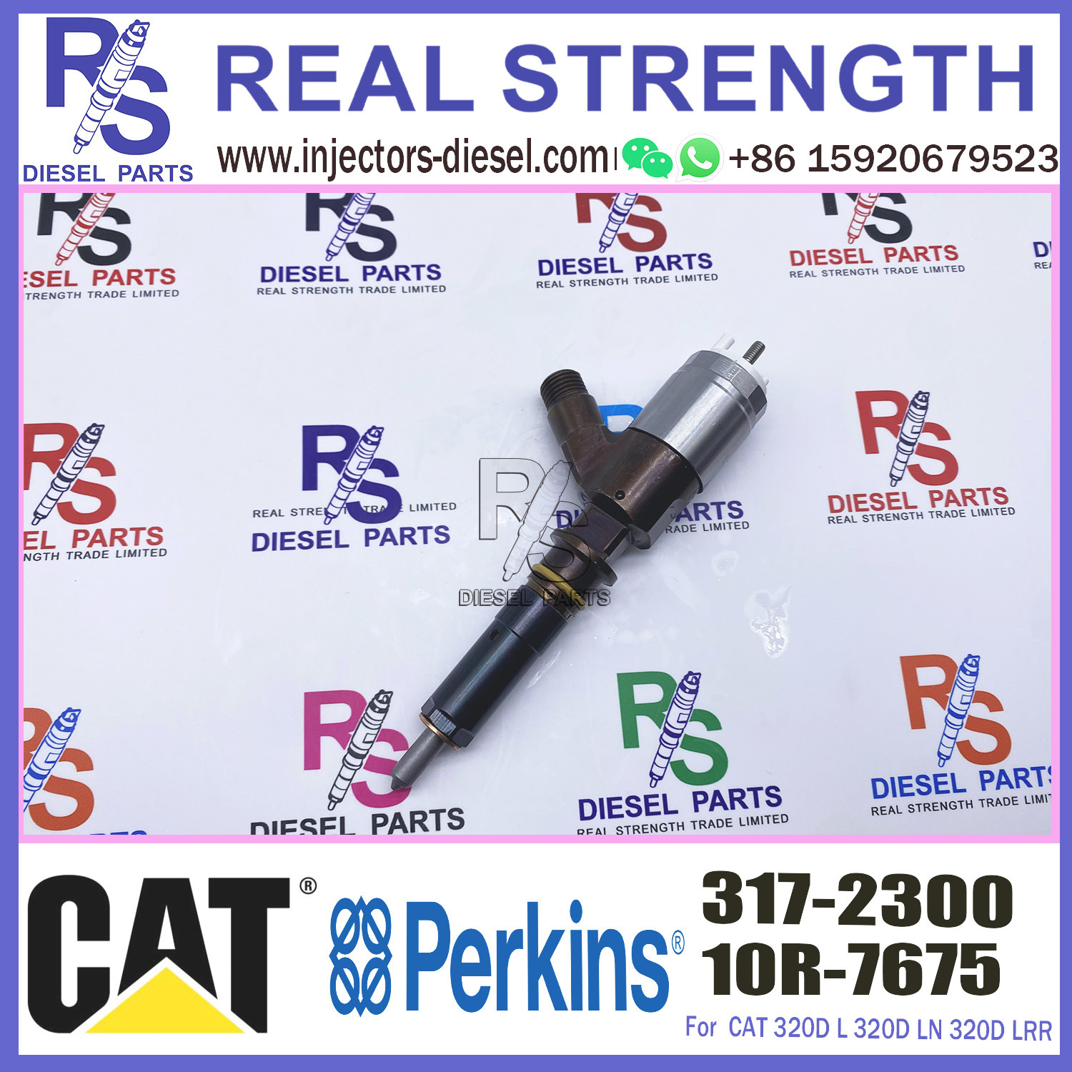 Caterpillar injector 317-2300 10R-7675 Diesel Fuel Injector 295-9130 317-2300 10R-7675 32F61-00062 For C6 engine