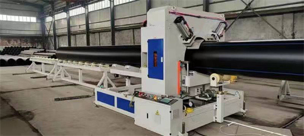 120-300kg/h HDPE Pipe Extruder , Water Pipe Production Line For Water Supply / Drainage Tube