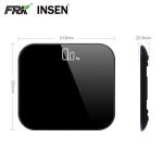 Hidden LED Display Max 180KG Electronic Bathroom Scale