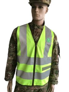 China Men Polyester Yellow Reflective Tactical Police Vest For Chile Construction Warning wholesale