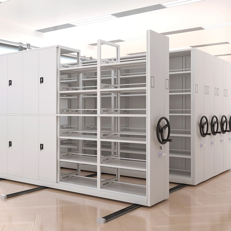 Movable Manual File Cabinet Intensive Shelf For Customer Provided Archives
