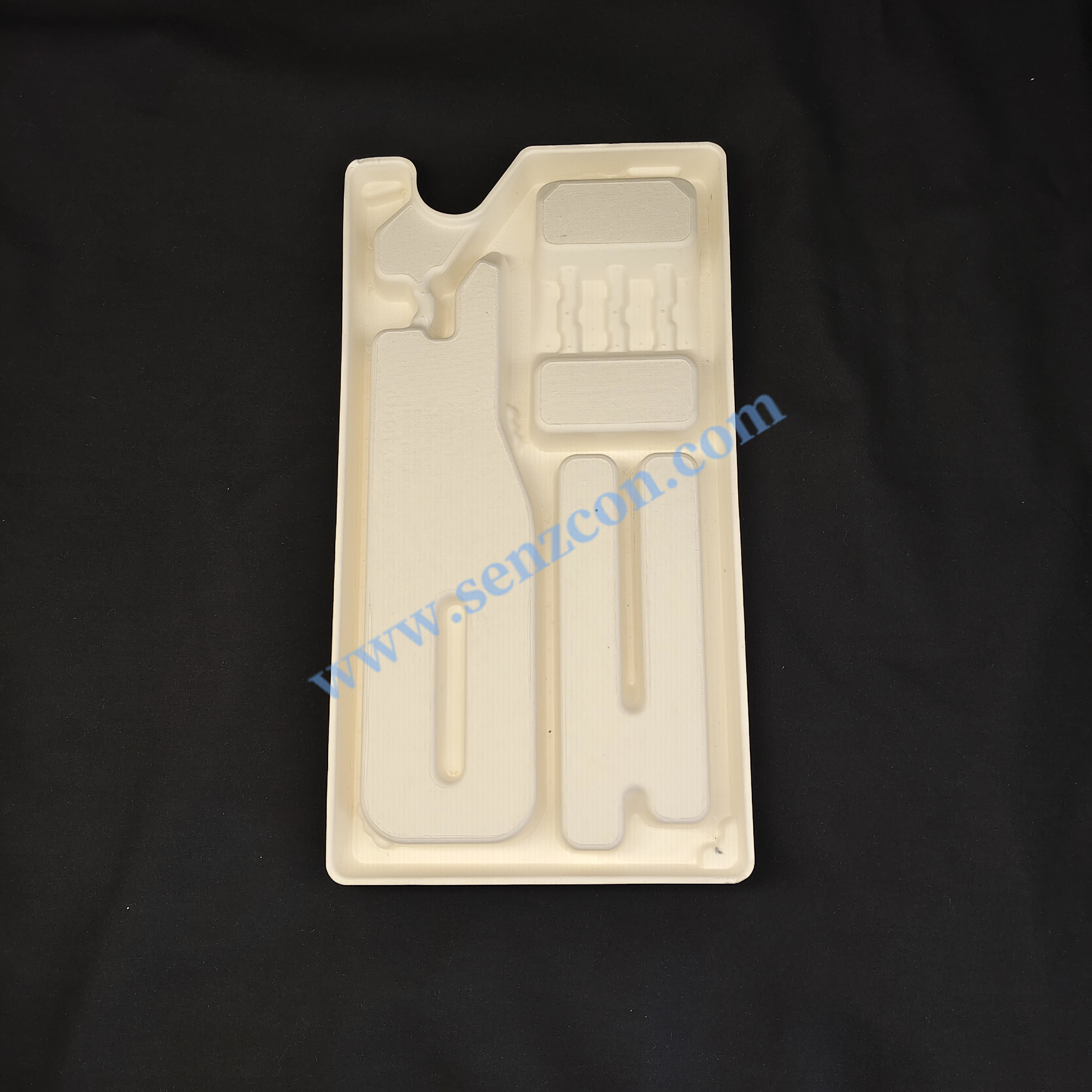 Direct supply from an OEM factory in Ningbo. Pulp molded packaging bases for medical devices. Sterile, environmentally friendly and biodegradable.