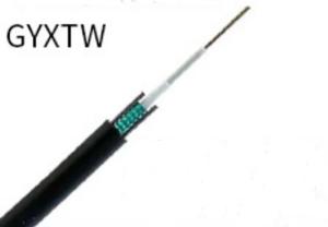 China Aerial 8 Core Fiber Optic Cable Single Mode GYXTW Armored Optical Cable wholesale