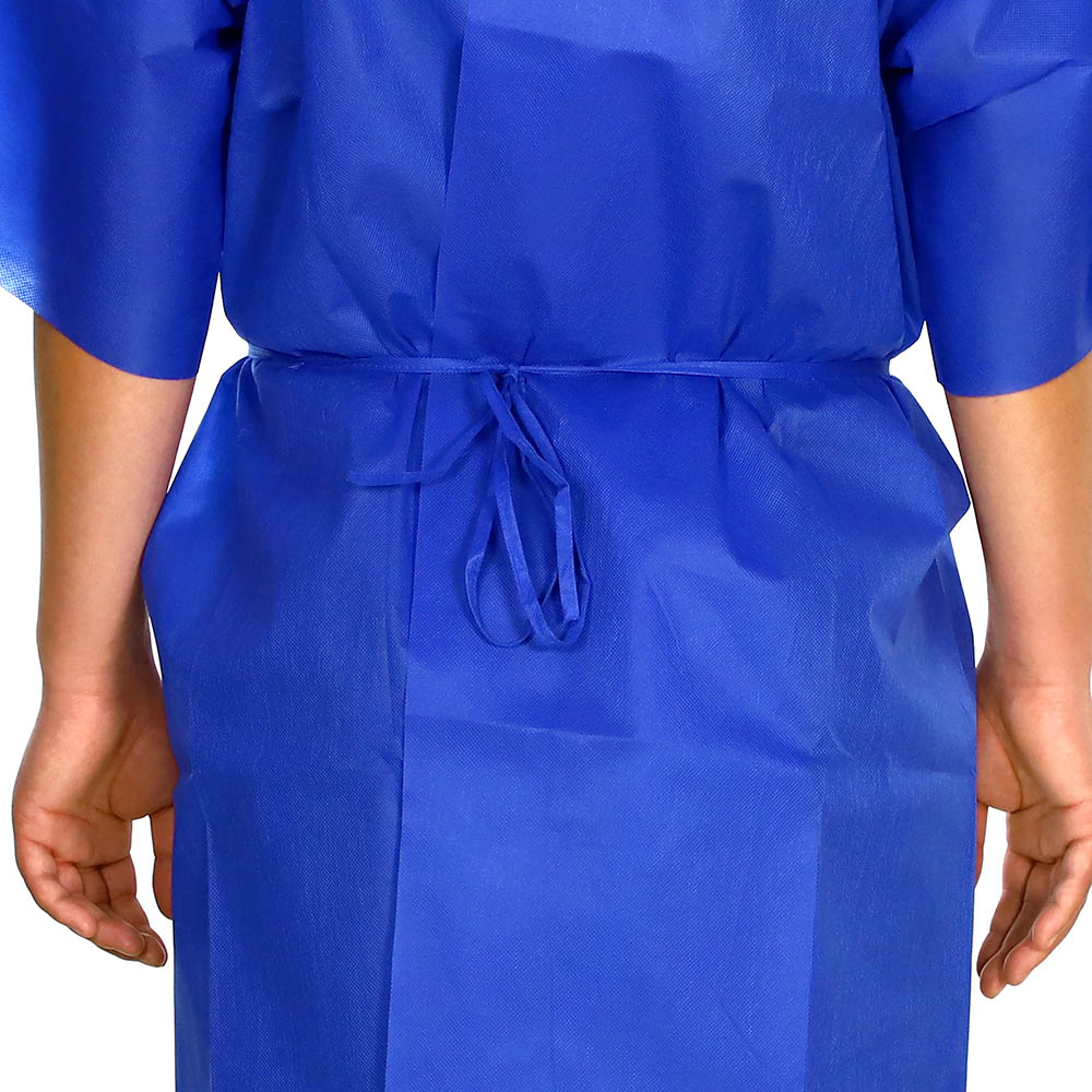35gsm PP Medical Isolation Gowns Long Short Sleeves Hospital Non Woven Disposable Gown