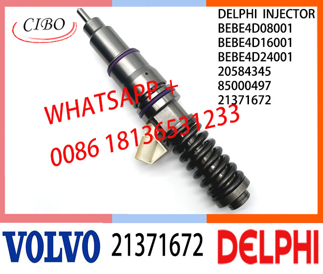 Common Fuel Diesel Injector 21371672 BEBE4D16001 BEBE4D24001 BEBE4D08001 3801618 21340611 E3.18 for VOL MD13 LOW POWER