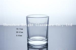 China Glass Candle Holder, Clear glass cup wholesale