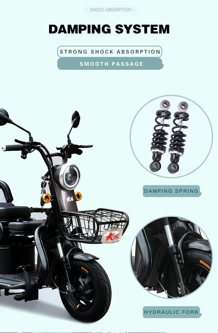 Environmental Motorcycle Tricycle For Adult Leisure From 1950mm*800mm*1050mm