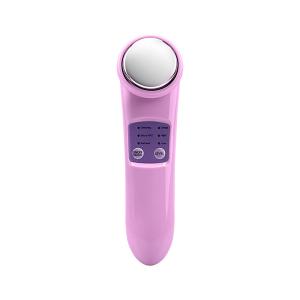 China Ultrasonic Ion Anti Aging Led Handheld Facial Device Skin Tighten Massager Rechargeable wholesale