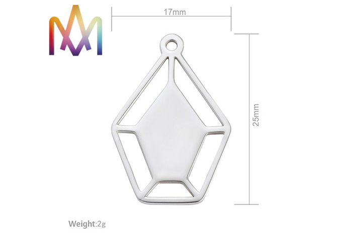 Mylongingcharm SS304 Pentagon Pendant DIY Jewelry Charms