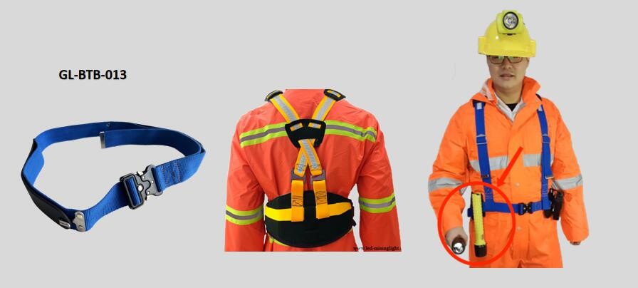 Universal Underground Mining Tool Belts , Polyester Coal Mining Belt With Suspenders