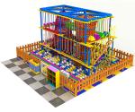 Commercial High Ropes Obstacle Course , OEM Rope Play Equipment