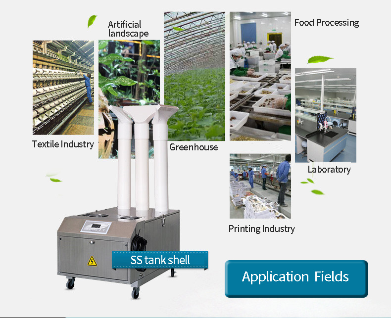 Energy saving industrial ultrasonic humidifier for textile humidification humidity control 