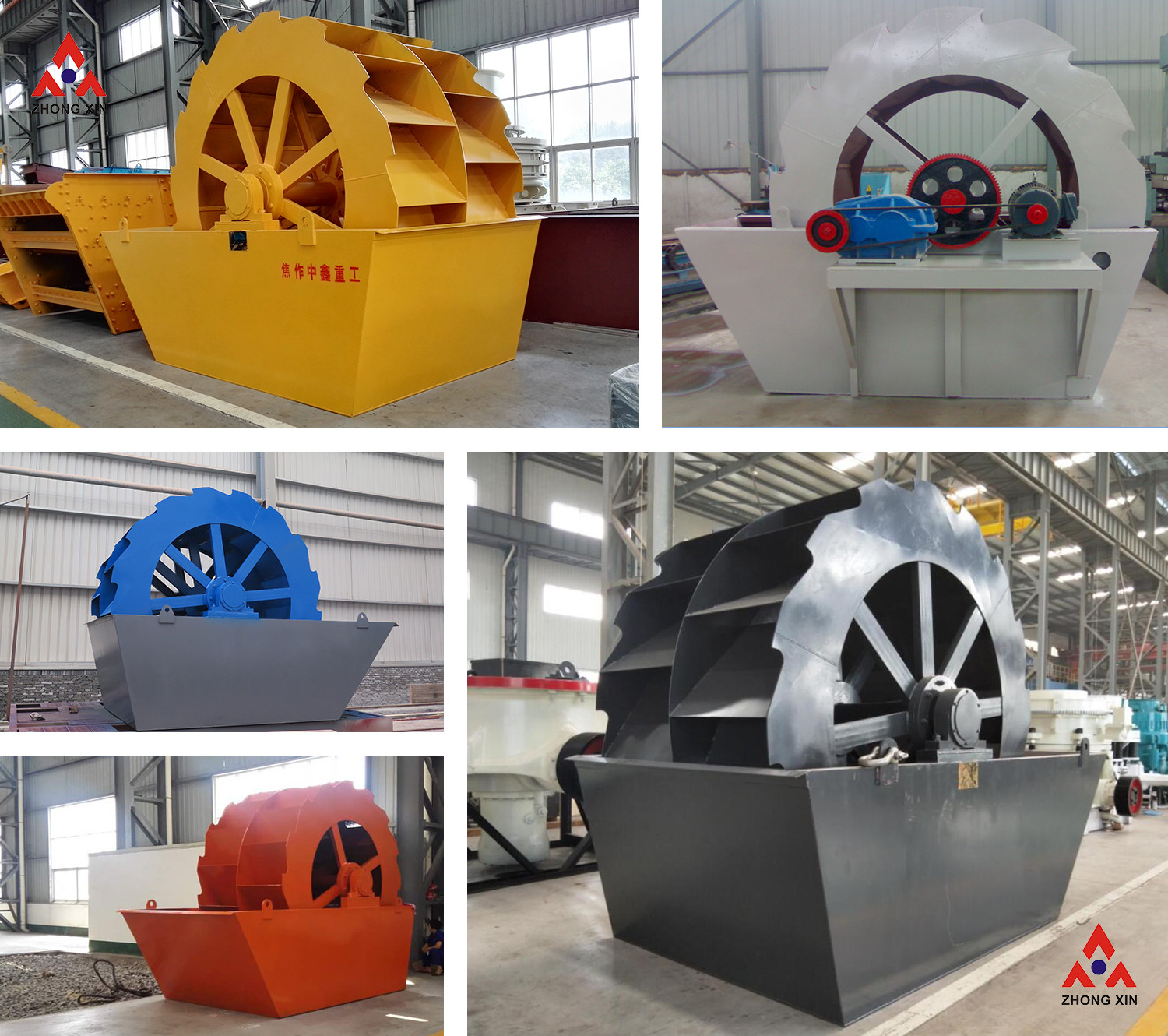 Widely Used High Efficiency Bucket Wheel Sand Washing Machine For Sand And Gravel