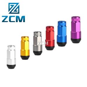 China 50x9mm Lug Nuts CNC Aluminum Spare Parts For Automotives wholesale