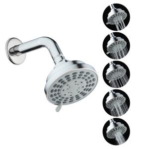 China OEM 0.4MPA Fixed Shower Rose , 5 Setting Water Saving Shower Rose wholesale