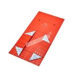 Luxury Glossy UV Logo Rigid Collapsible Box With Ribbon Handle