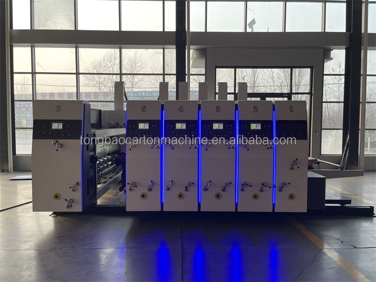 Automatic speed Flexo Printing Slotting Die-cutting Machine for Your Production Line