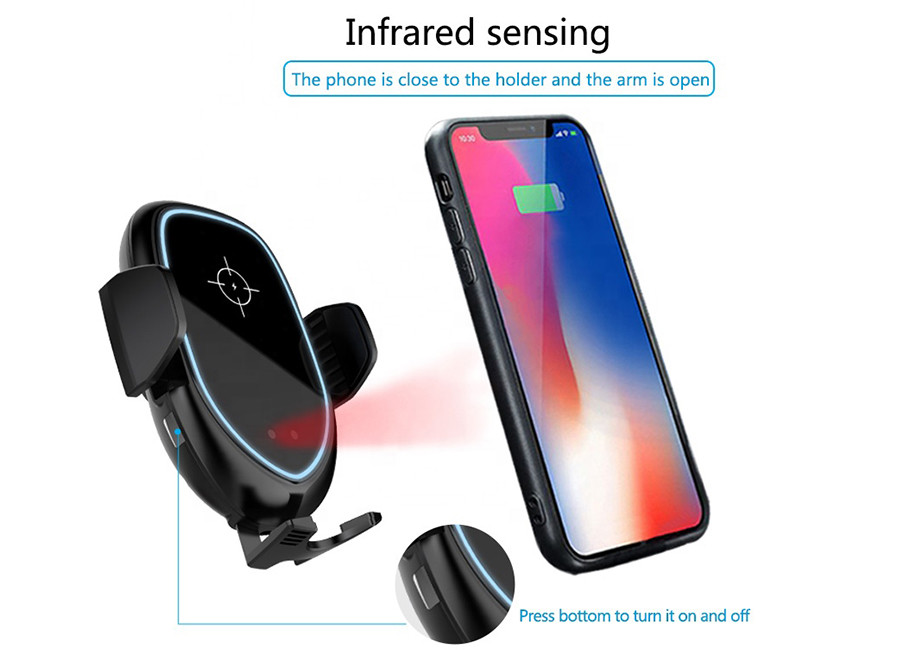 Wireless chargers with single coil for Samsung/iPhone OEM wireless charging holder fast wireless charger stand