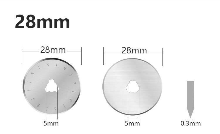 High Speed Steel Meat Cutting Machine Circular Round Cutting Blades Cut Frozen Meat