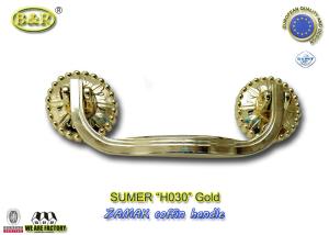 China Burial Metal Casket Handle,H030 zamak coffin handle Funeral Accessories and Hardware gold color size:19*7.5cm wholesale
