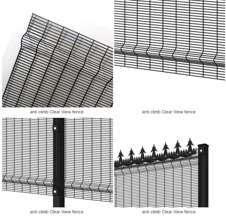 1.8M Anti-Climb Security Fence Easy Assembled Durable 358 Security Fence