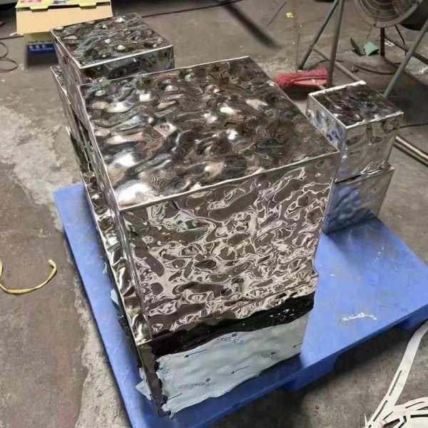 Water Ripple Pattern Plate Stainless Steel Sheet 0.4 - 1.5mm 4FT*8FT With Laser Film