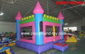 China Indoor Kids Commercial Bounce Houses Castle With Slide For Kindergarden / Family Party RQL-00503 wholesale