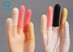 Cream Color ESD Rubber Finger Stall used in Industrial