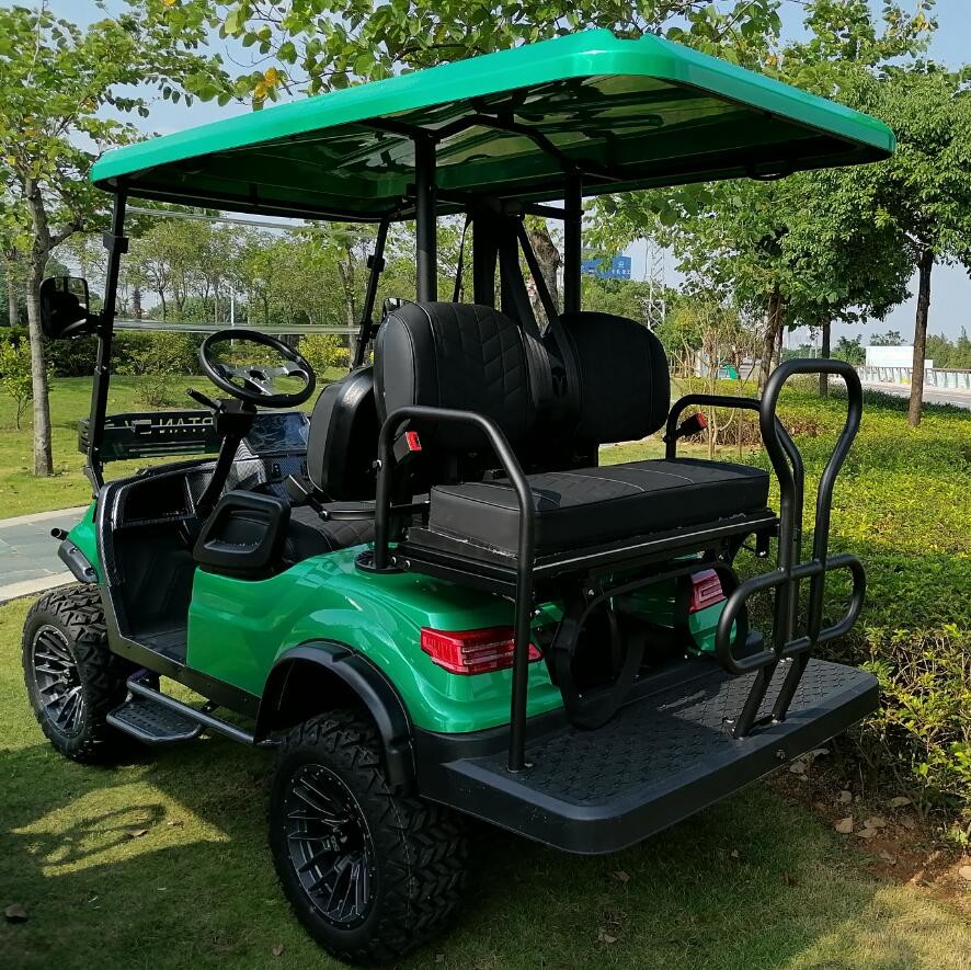 Mini Off Road Electric Golf Cart 4 Wheel Disc Brake 10 Inch TFT IP66 CARplay Display 4 Seater