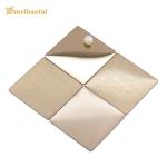 ASTM Cold Rolled Stainless Steel Plate Gold Rose Four Feet