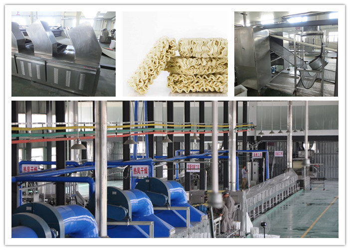 Automatic Instant Noodle Making Machine , Noodles Plant Machine 12 Months Warranty