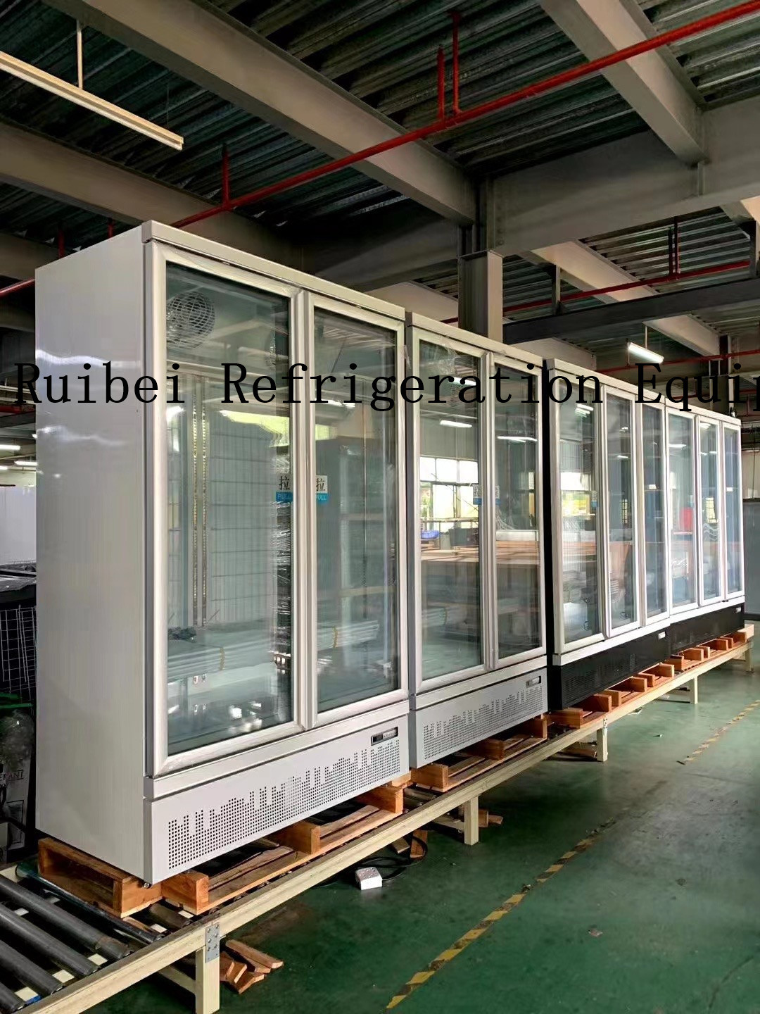 Commercial Beverage Cooler Glass Door Refrigerated Showcase Display Fridge