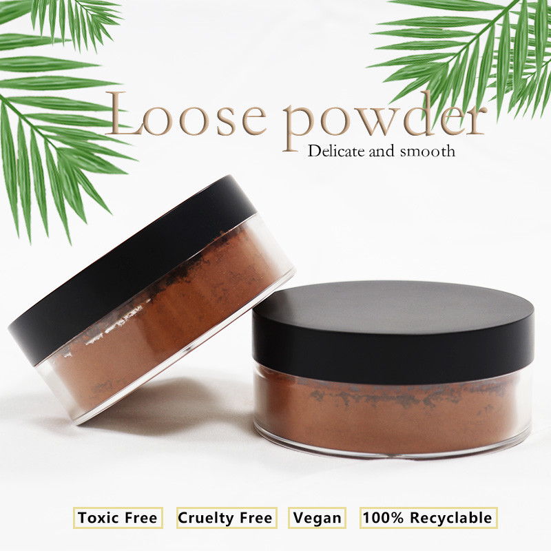 ISO Translucent 8 Color Loose Mineral Powder Vegan Cosmetics Makeup Powder