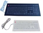 Compact IP65 waterproof Industrial Membrane Keyboard / washable computer