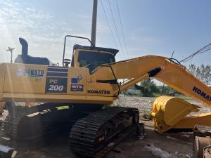 China Hydraulic Second Hand Diggers 21900Kg Komatsu Hydraulic Excavator Pc200 8 wholesale