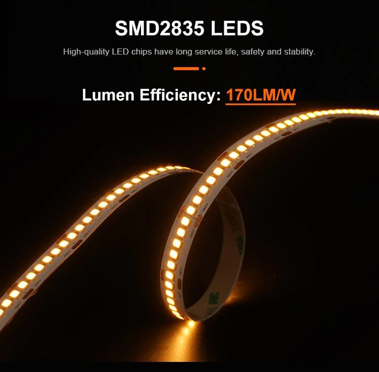 8mm 240leds 6500K White Flexible Die-Cutting Board SMD2835 LED Strip Light 12V24V
