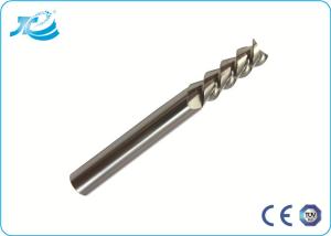 China 2 / 3 Flute Radius Cutter End Mills For Aluminum 92.5-94.0 HRA 38-42° wholesale