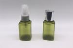 30ml Square PET Plastic Toner Water Bottle With Cap